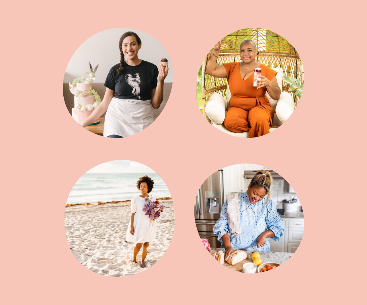 Images of four business owners featured in this article.