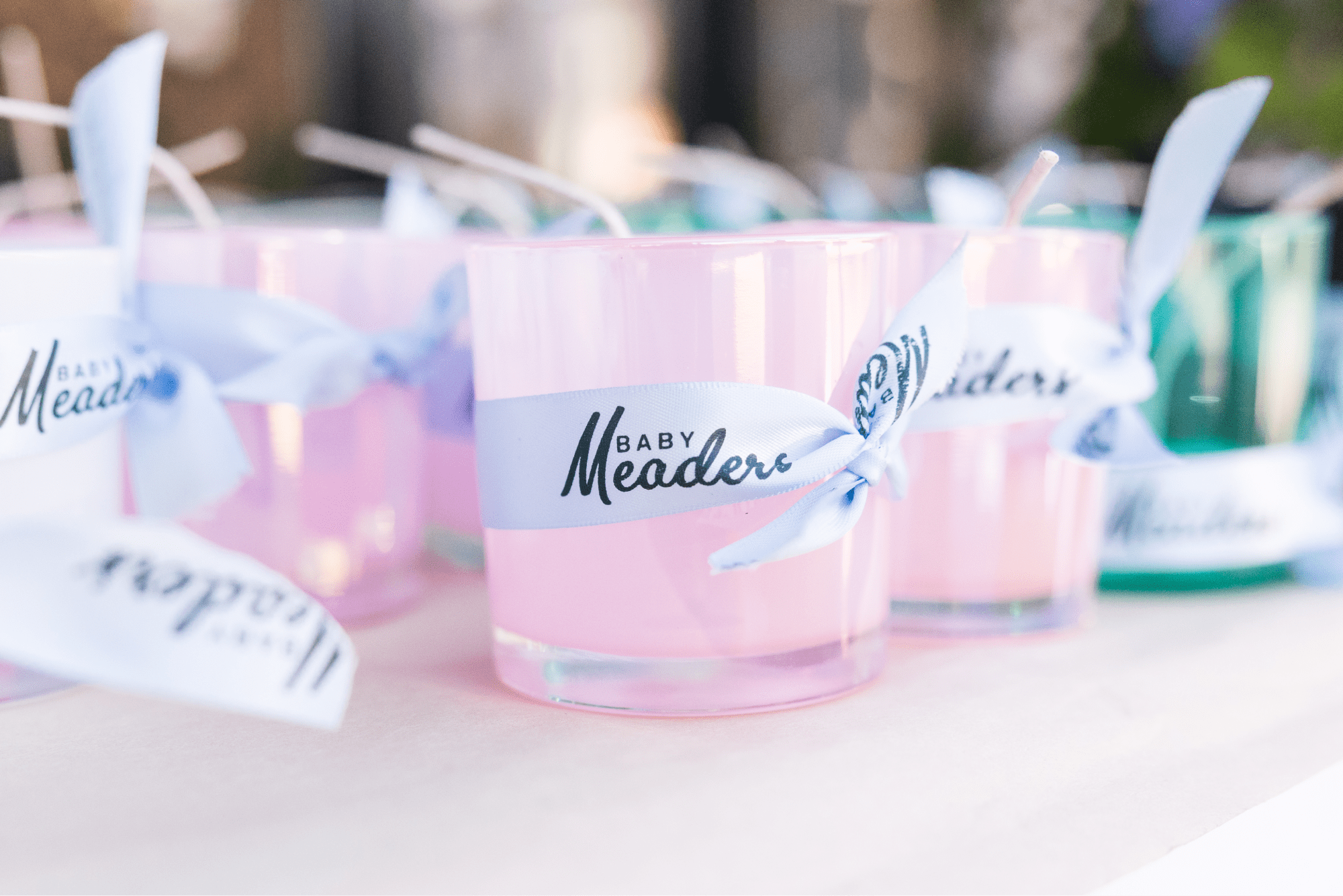 Personalized candles.