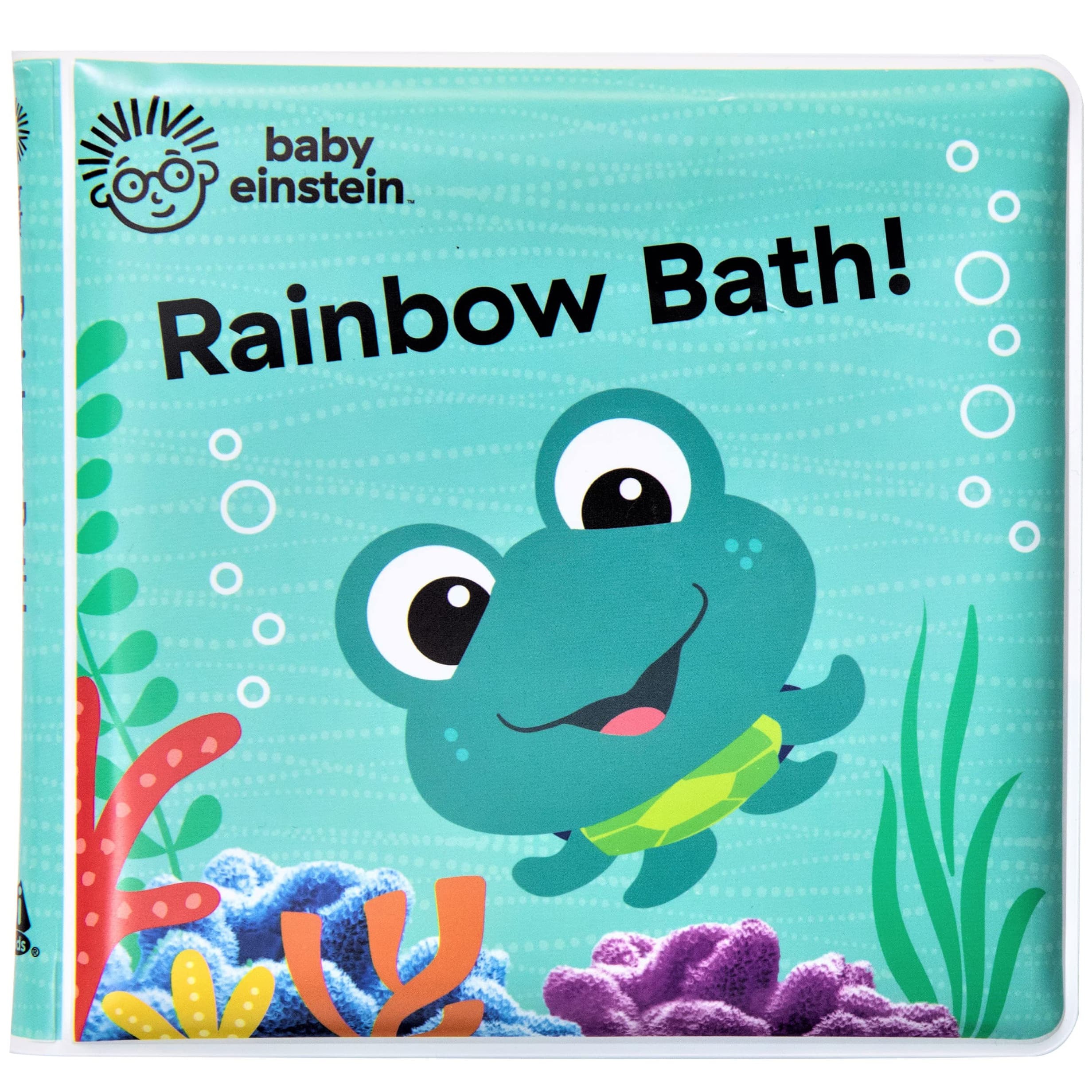 Baby Einstein Rainbow Bath waterproof book.