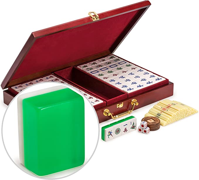 Mahjong set.