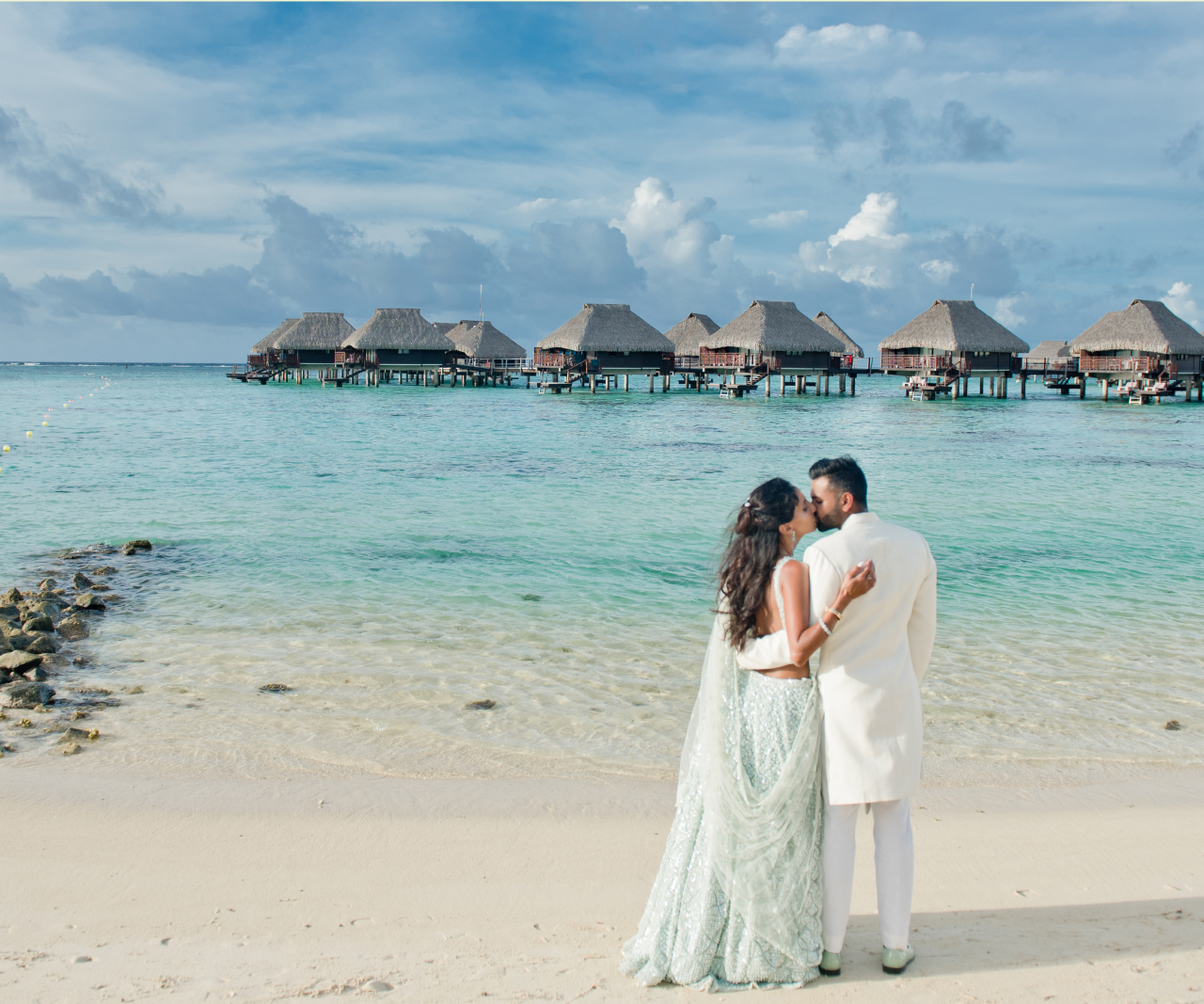 Real Parties: Priya & Sumanth’s breathtaking tropical island wedding in Mo'orea