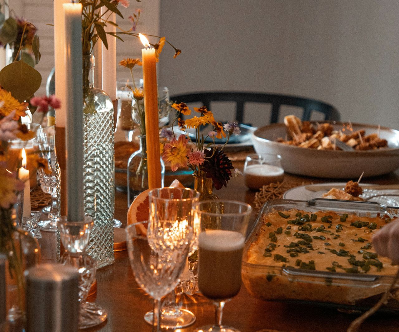 A Thanksgiving tablescape