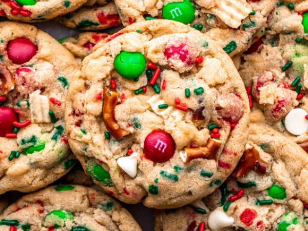Kitchen Sink Christmas cookies.