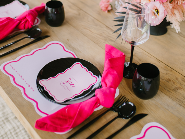 A place setting.