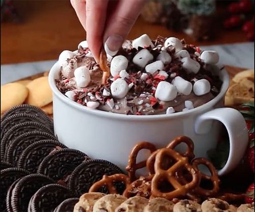 Holiday Hot Chocolate Dip Recipe