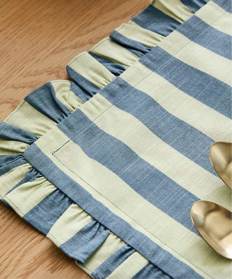 Wide Stripe Cotton Placemats