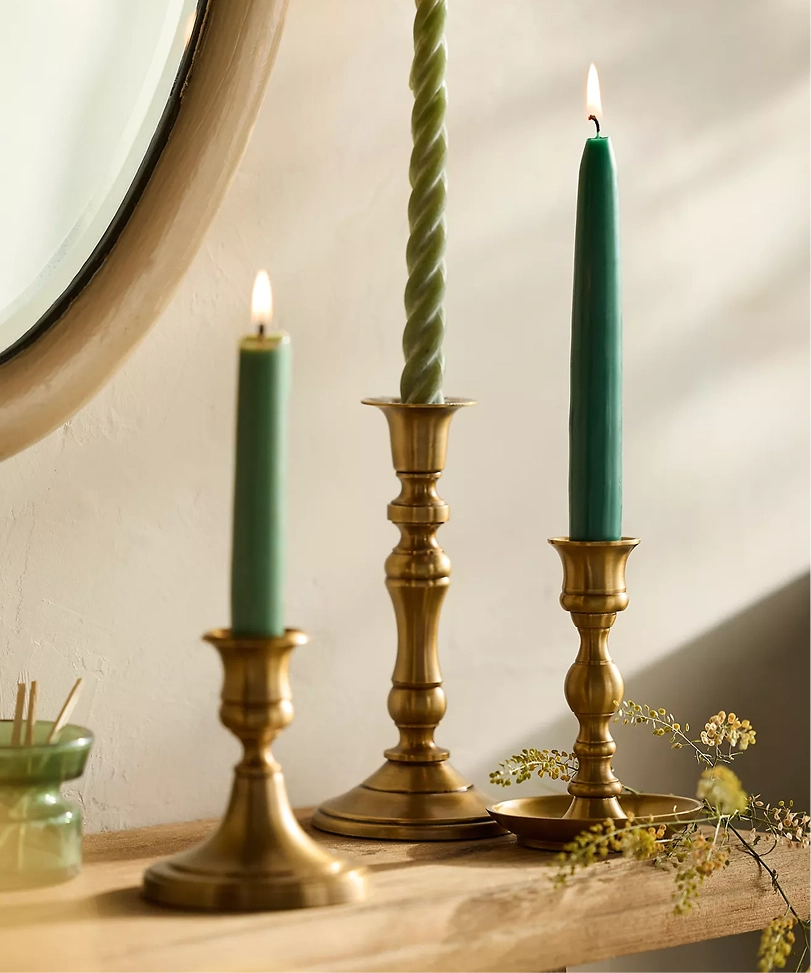 Vintage Brass Taper Holder