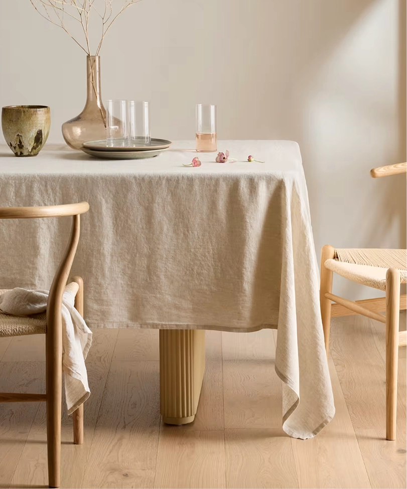 European Linen Tablecloth